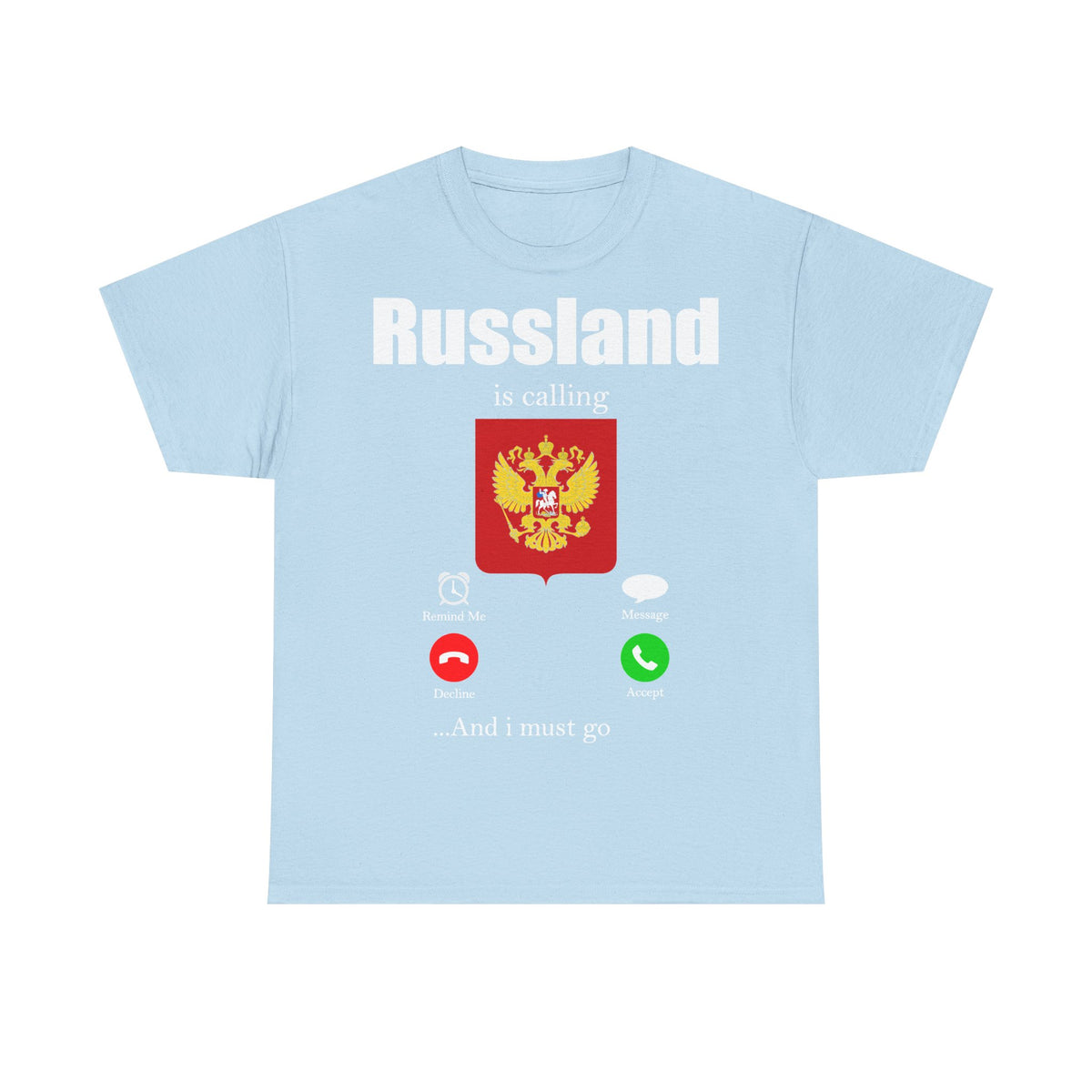 Rusia Rusia Moscú águila bandera escudo regalo deporte aficionado moda - Camiseta unisex