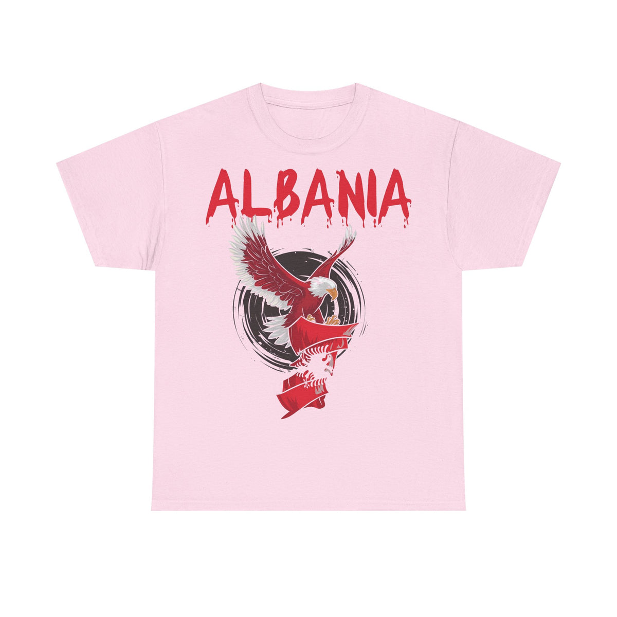 Albania Arte Águila Bandera Escudo Orgullo Aficionado del fútbol Idea de regalo - Camiseta unisex