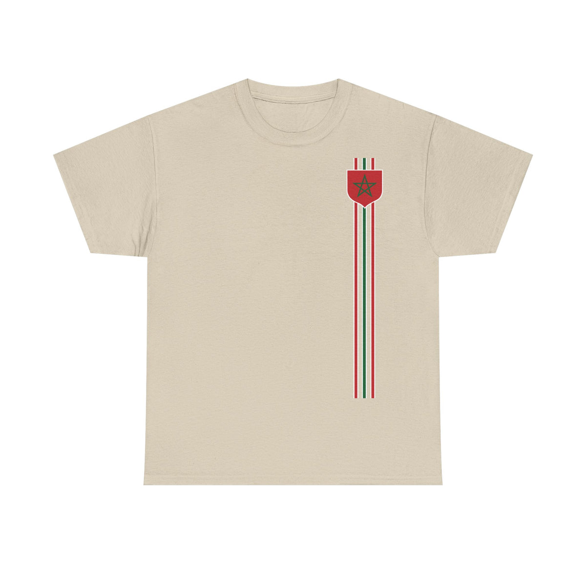 Marruecos Escudo Morocco Bandera Orgullo Fútbol Fan Deporte FIdea de regalo - Camiseta unisex