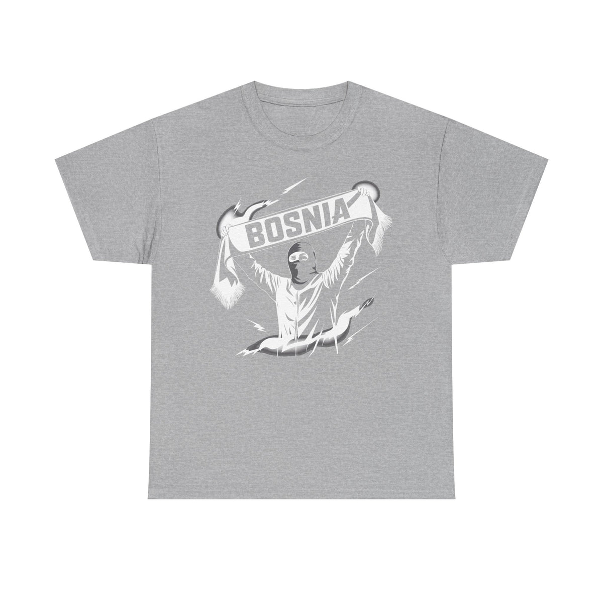 Bosnia escudo bandera orgullo patria aficionado al fútbol idea de regalo - Camiseta unisex