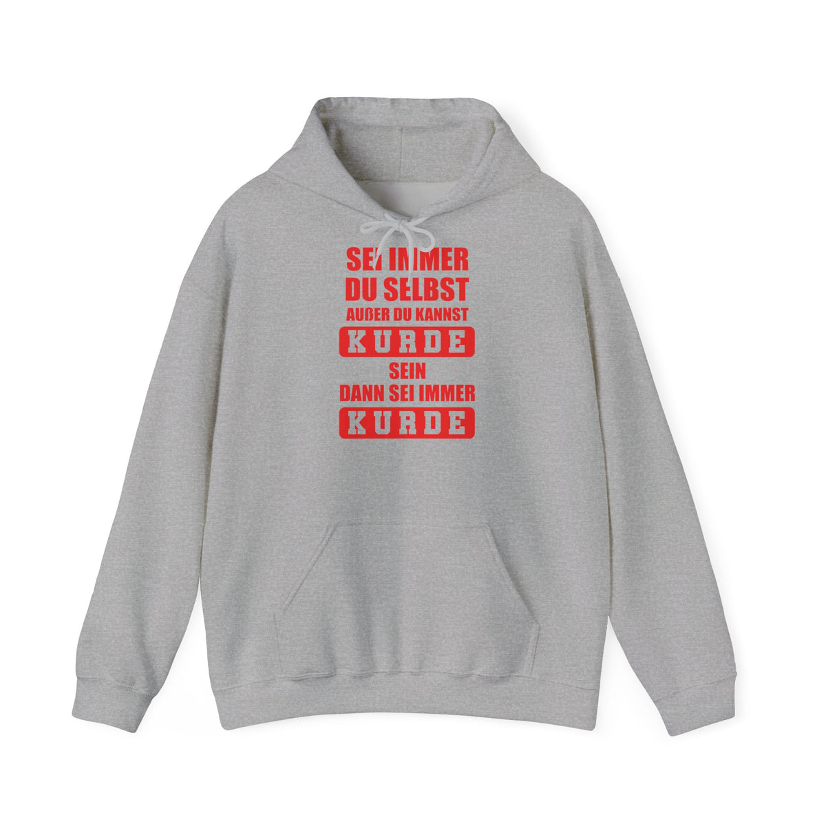 Kurdistan patria orgoglio stemma bandiera sport calcio regalo per tifosi - felpa con cappuccio unisex