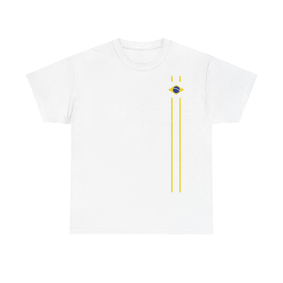 Brazil Brasilien Wappen Flagge Sport Fan Fußball Geschenkidee - Unisex T-Shirt