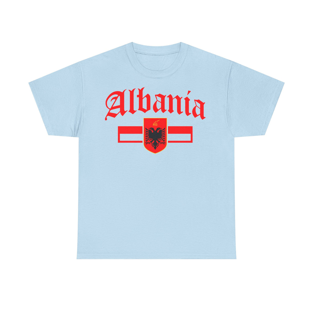 Albania Wappen Shqiptar Flagge Adler Fußball Fan Sport Unisex T Shirt