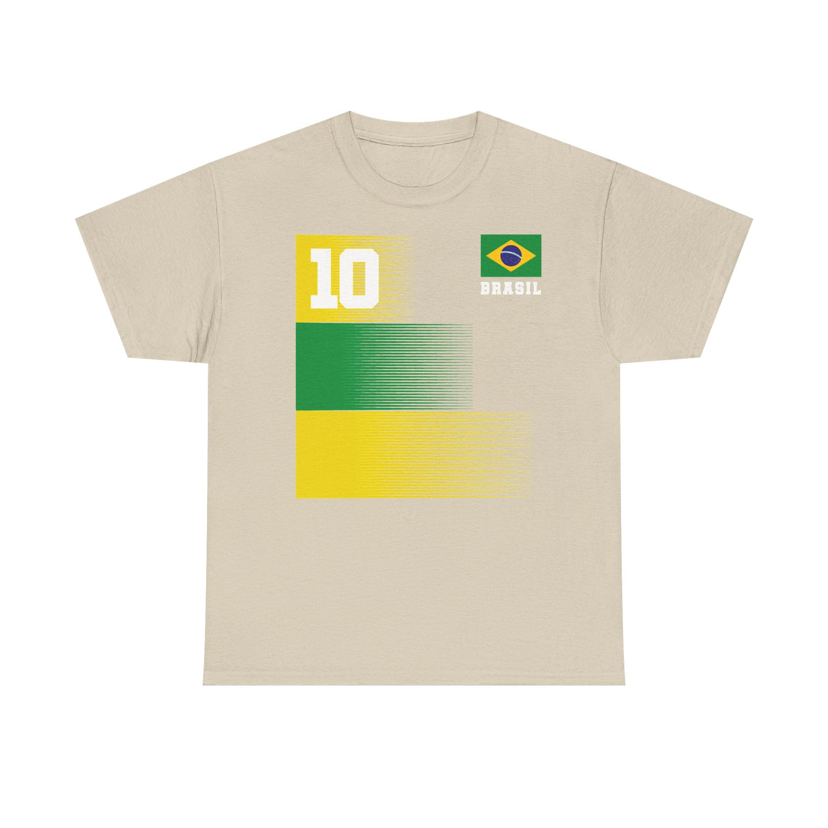 Brazil Brasilien Wappen Flagge Sport Fan Fußball Geschenkidee - Unisex T-Shirt