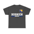 Bosnia Wappen Flagge Stolz Heimat Fußball fan Geschenkidee - Unisex T-Shirt