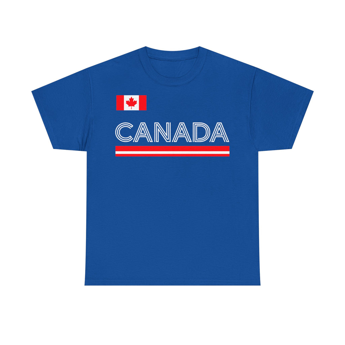 Canada Kanada Wappen Flagge Fan Sport Fußball Geschenkidee - Unisey T-Shirt