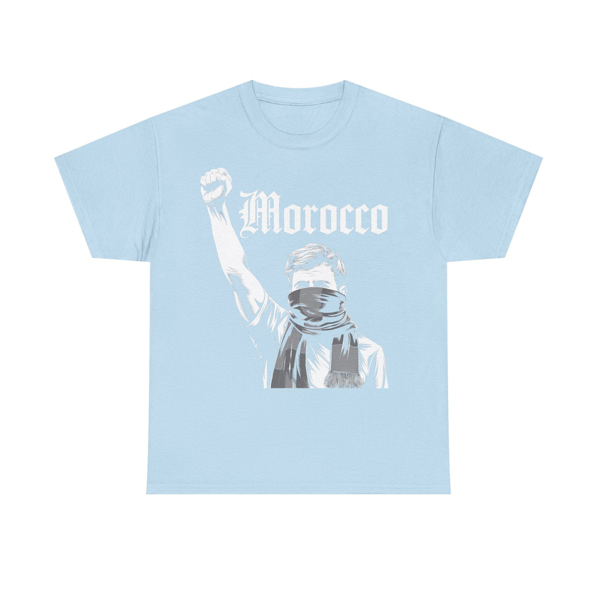 Escudo de hooligan de Marruecos Bandera de Marruecos Fútbol Aficionado Deporte Idea de regalo - Camiseta unisex