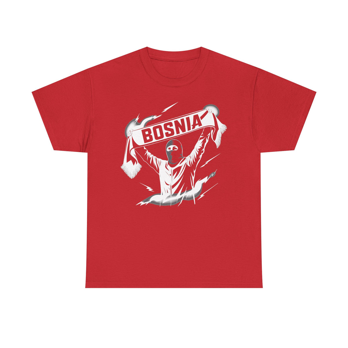 Bosnia escudo bandera orgullo patria aficionado al fútbol idea de regalo - Camiseta unisex