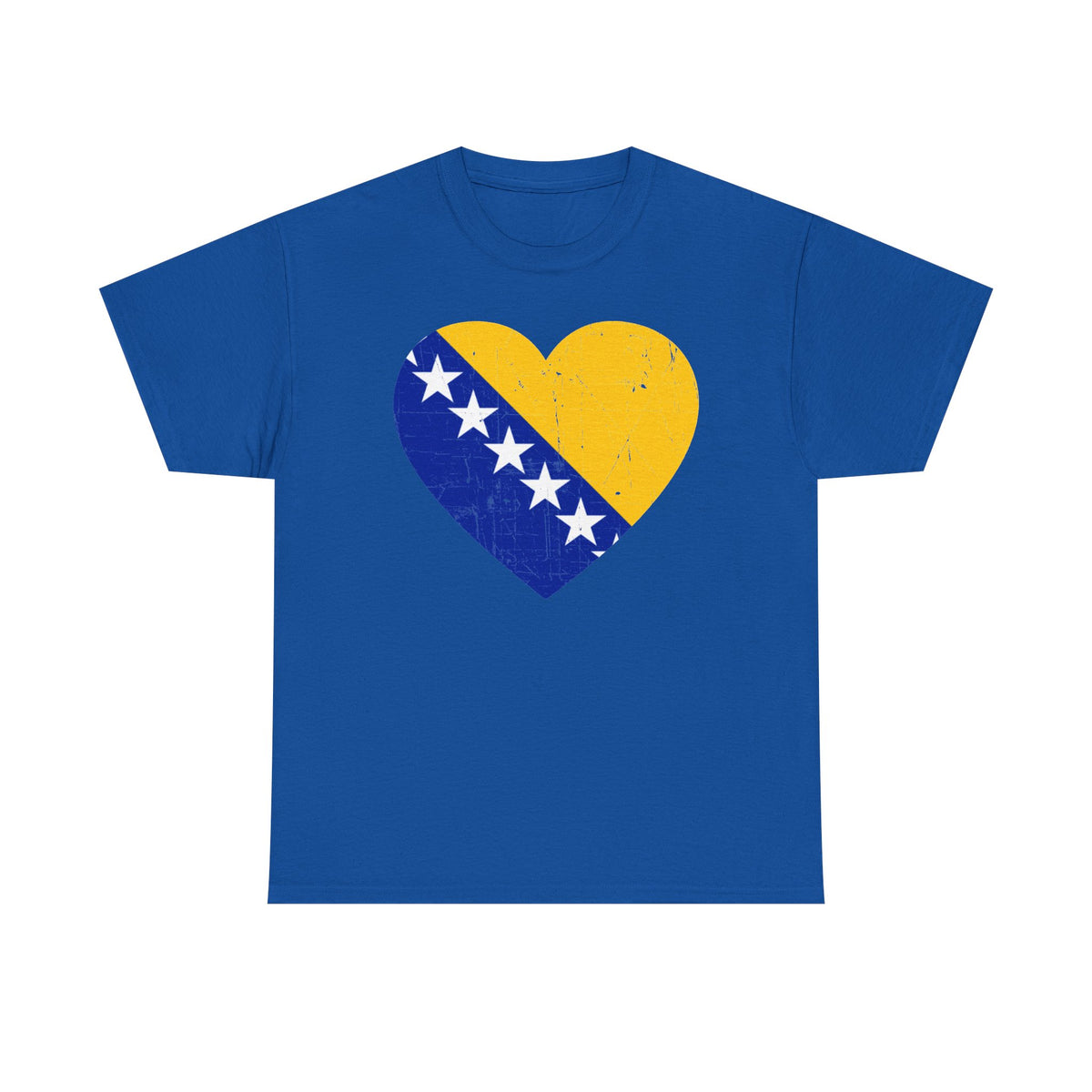 Bosnia Wappen Flagge Stolz Heimat Fußball fan Geschenkidee - Unisex T-Shirt