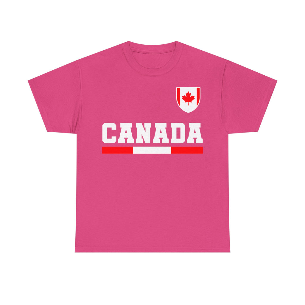 Canada Kanada Wappen Flagge Fan Sport Fußball Geschenkidee - Unisey T-Shirt