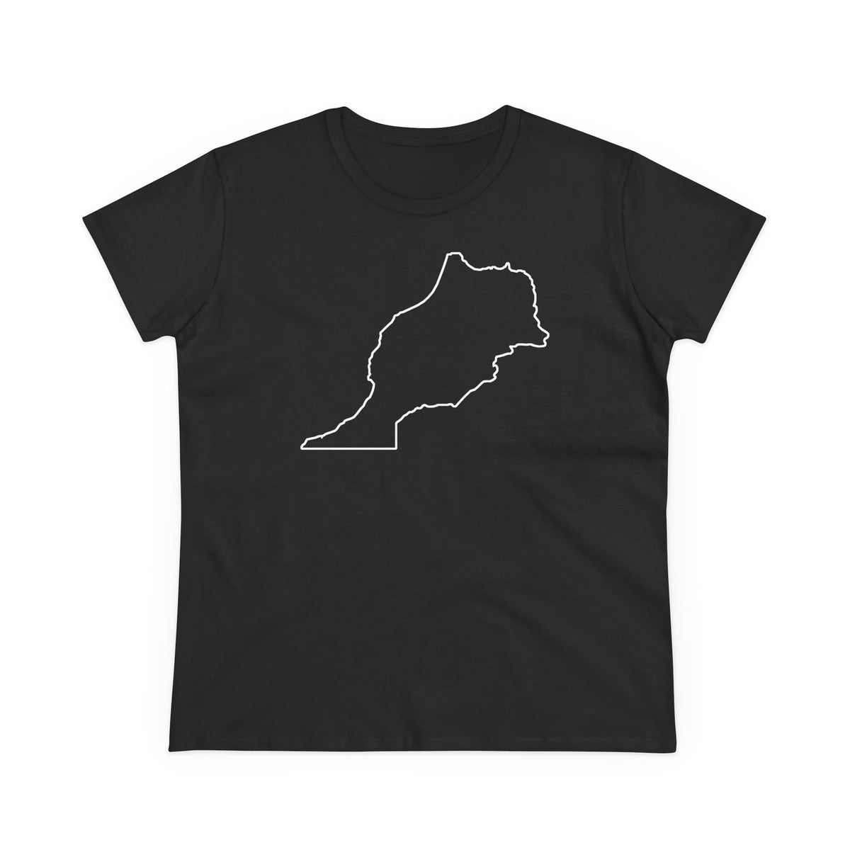Escudo de Marruecos, bandera de Marruecos, orgullo, aficionada al fútbol y al deporte, idea de regalo - Camiseta para mujer