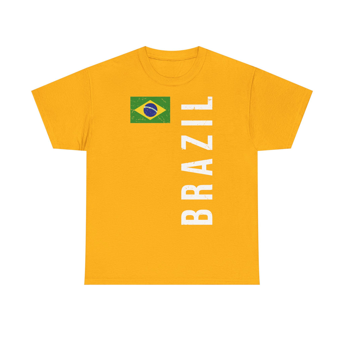 Brazil Brasilien Wappen Flagge Sport Fan Fußball Geschenkidee - Unisex T-Shirt