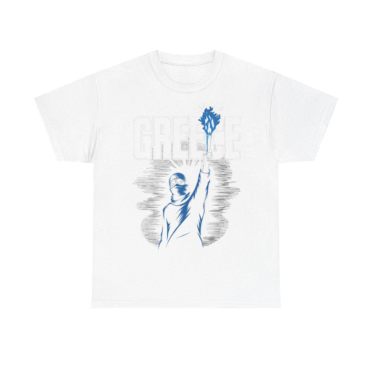 Grecia Grecia hooligan bandera escudo patria fútbol deporte aficionado idea de regalo - camiseta unisex