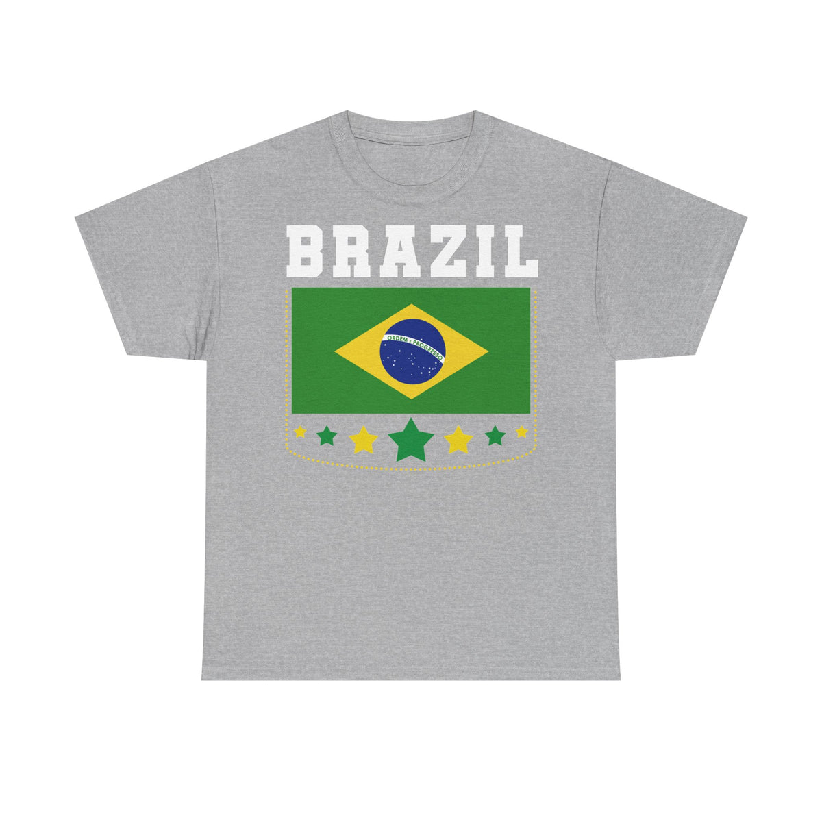 Brazil Brasilien Wappen Flagge Sport Fan Fußball Geschenkidee - Unisex T-Shirt