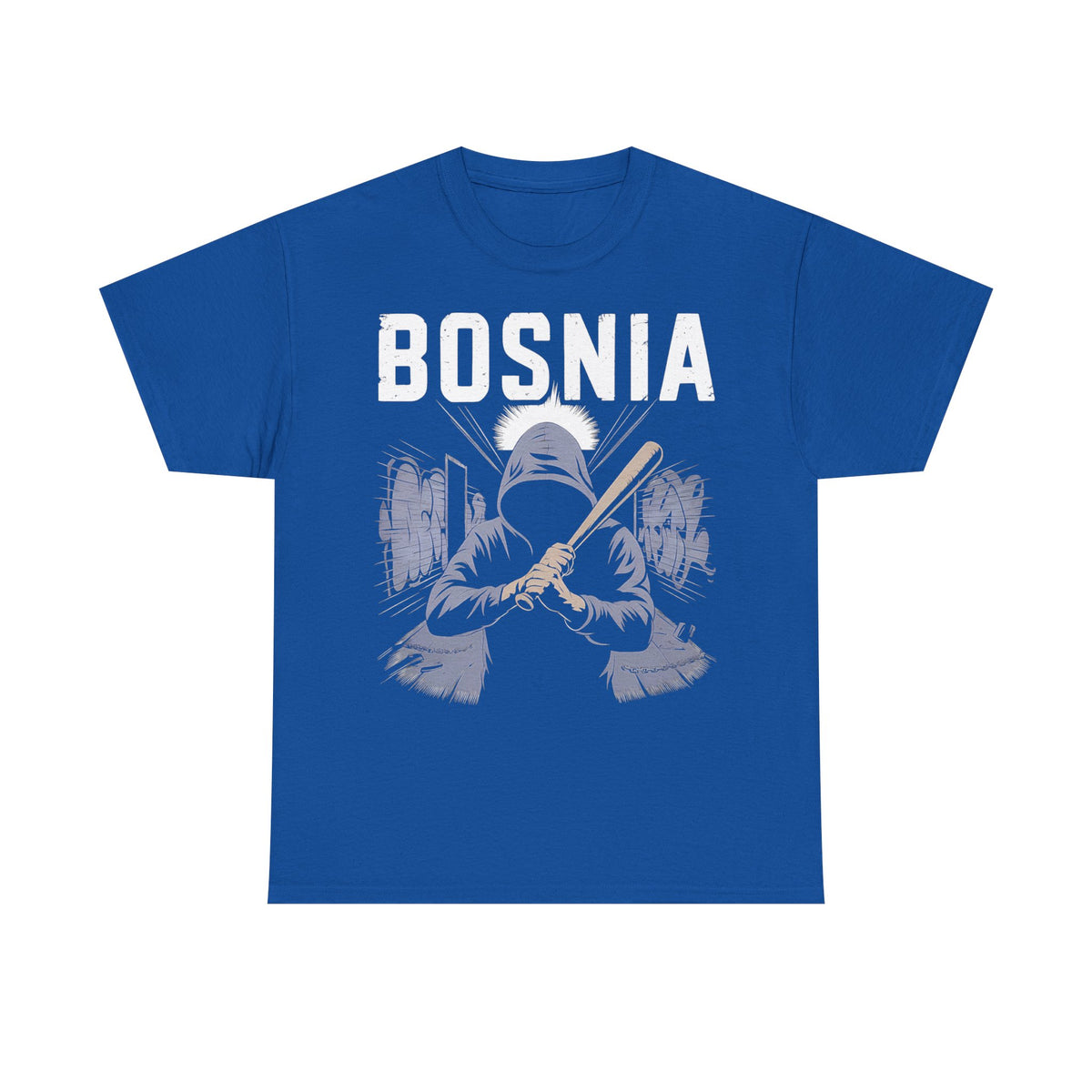 Bosnia escudo bandera orgullo patria aficionado al fútbol idea de regalo - Camiseta unisex