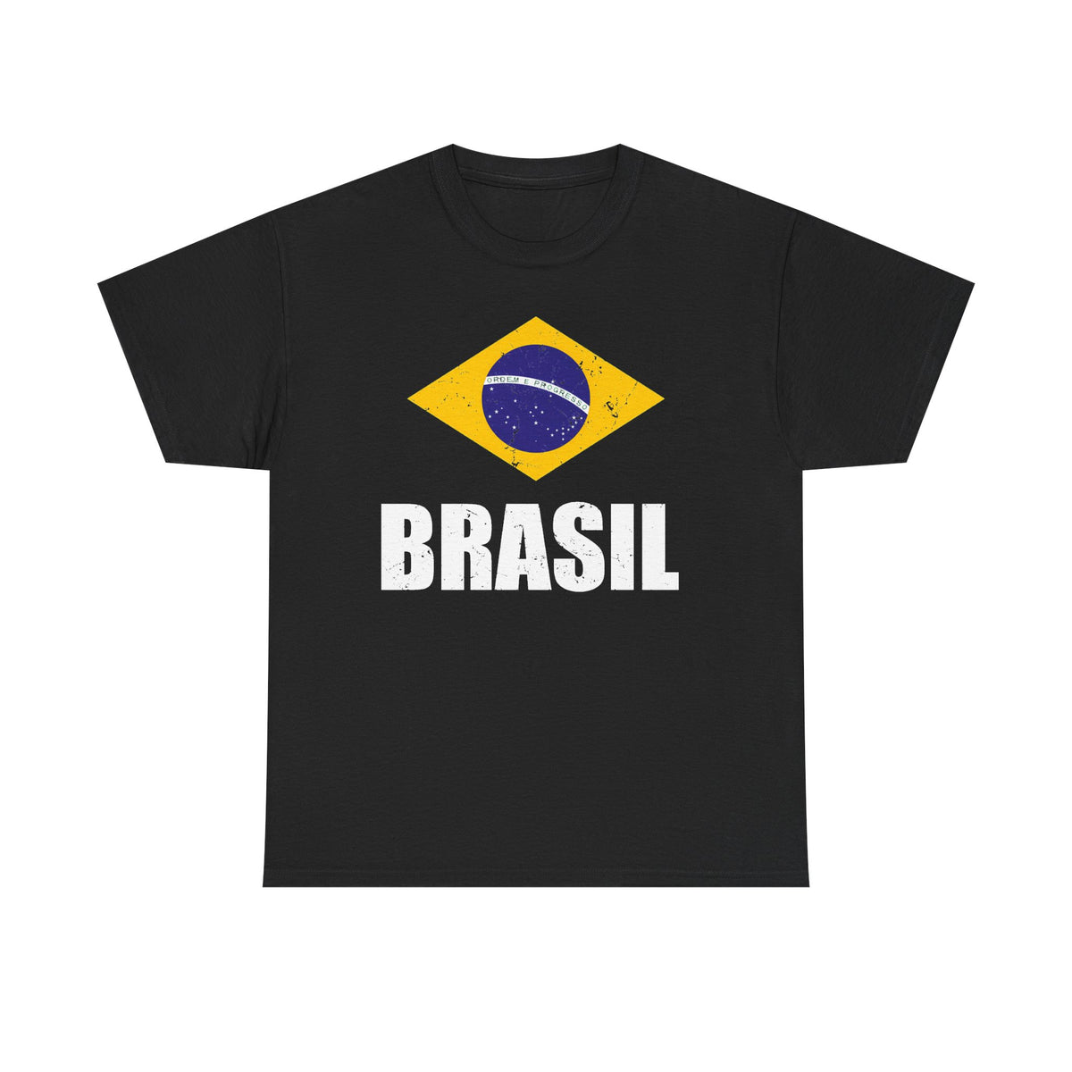 Brazil Brasilien Wappen Flagge Sport Fan Fußball Geschenkidee - Unisex T-Shirt