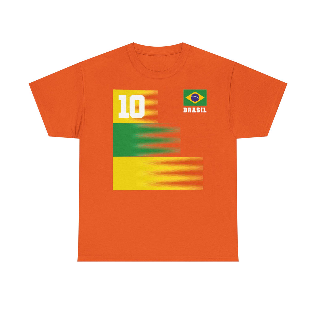 Brazil Brasilien Wappen Flagge Sport Fan Fußball Geschenkidee - Unisex T-Shirt