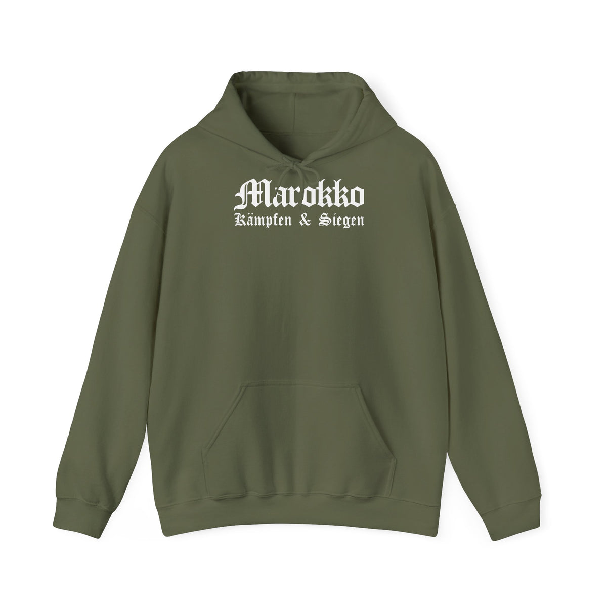 Stemma del Marocco Bandiera del Marocco Orgoglio Tifoso di calcio Sport Idea regalo - Felpa con cappuccio unisex
