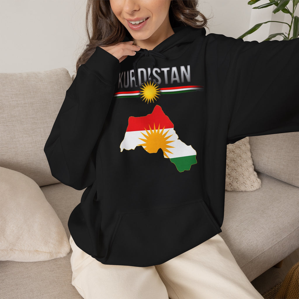 Kurdistan Pride Stolz Heimat Flagge Sonne - Unisex Hoodie