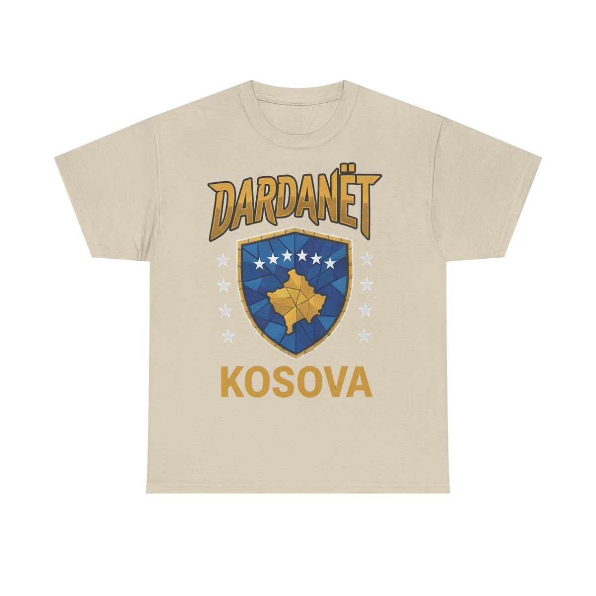 Dardanät Kosova Escudo Bandera Noble Escudo - Camiseta unisex