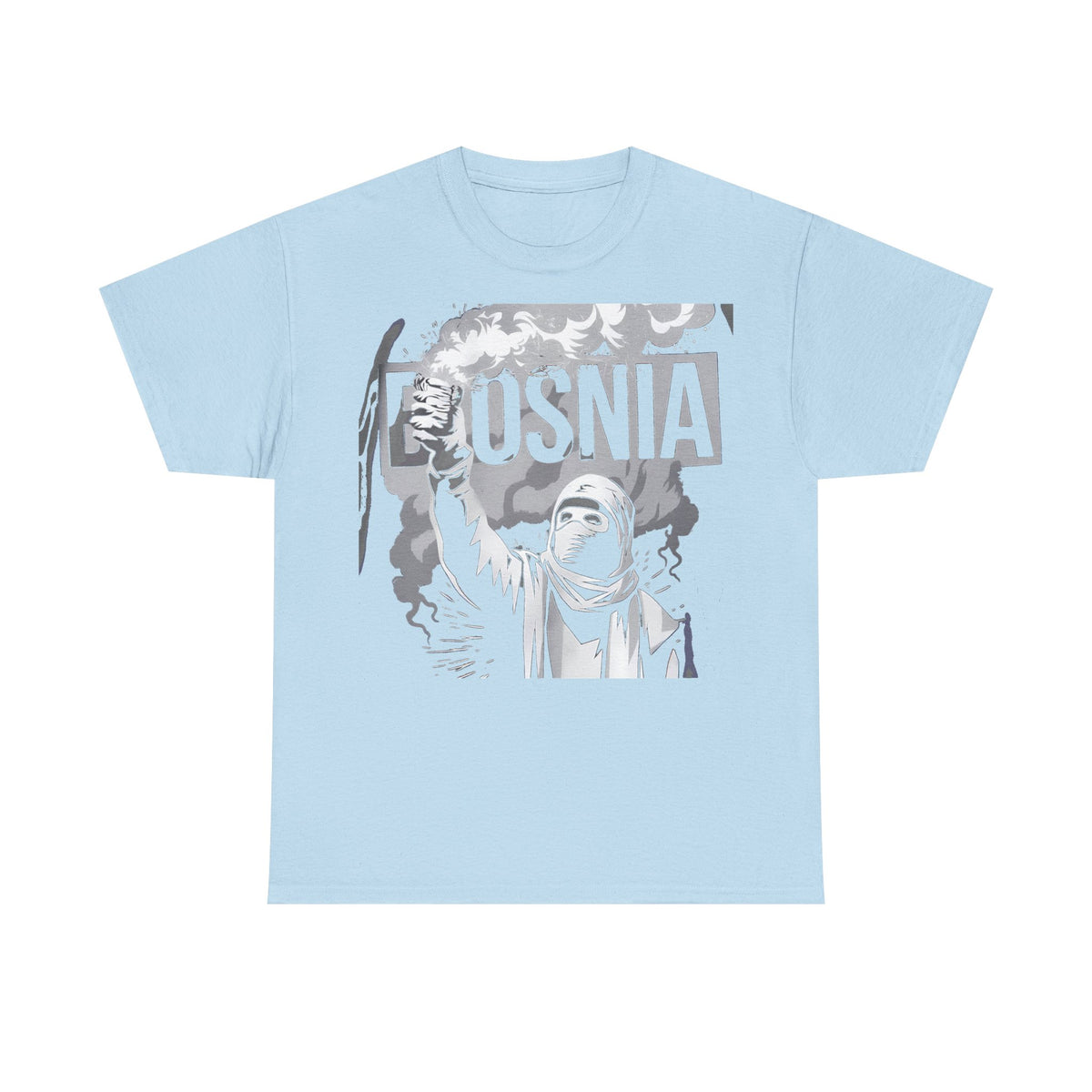 Bosnia escudo bandera orgullo patria aficionado al fútbol idea de regalo - Camiseta unisex