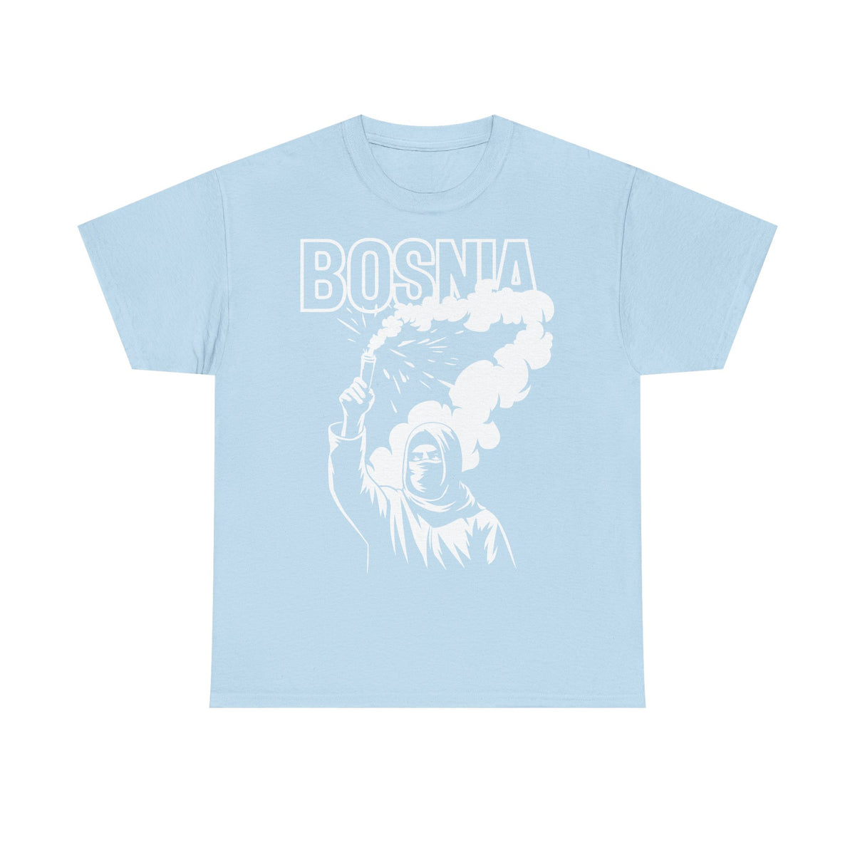 Bosnia escudo bandera orgullo patria aficionado al fútbol idea de regalo - Camiseta unisex