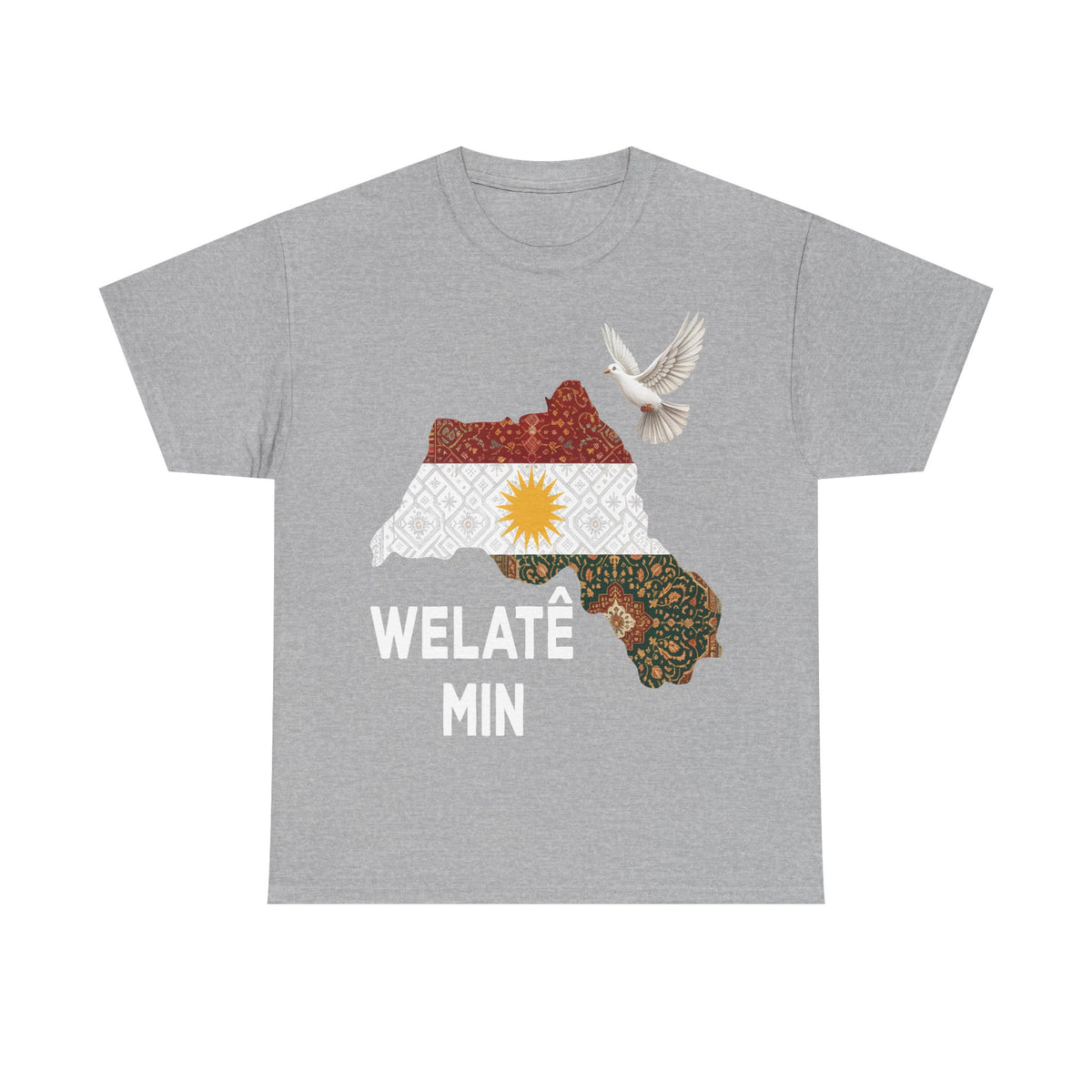 Camiseta unisex Welate Min Kurdi Kurdistan Azadi con bandera, orgullo y Newroz
