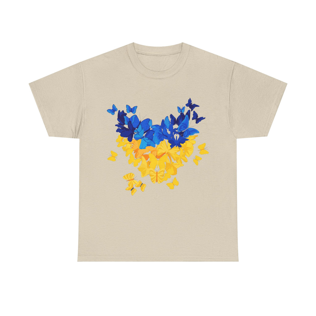 Bandera de Ucrania escudo idea de regalo afición al deporte moda vintage - Camiseta unisex