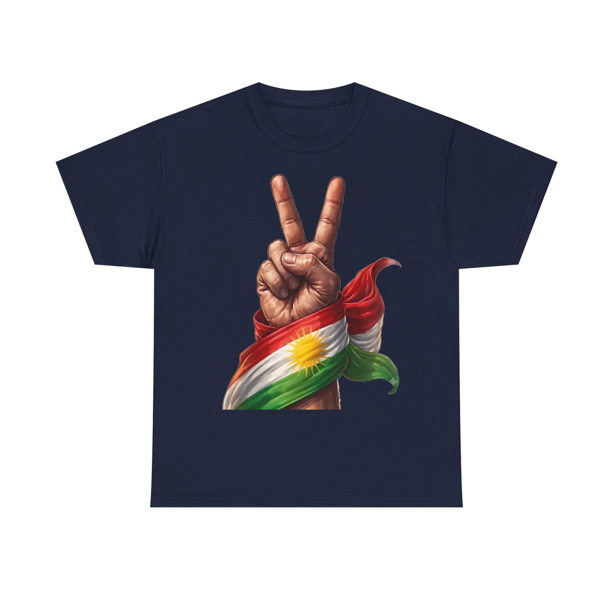 Kurdistán Paz Bandera Patria Orgullo - Camiseta unisex