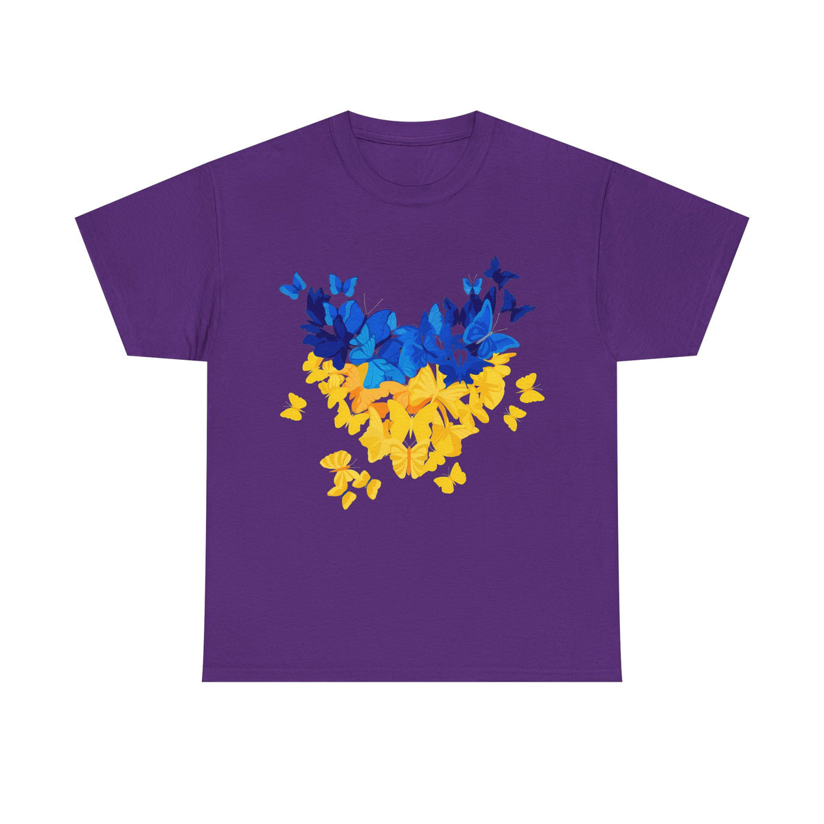 Bandera de Ucrania escudo idea de regalo afición al deporte moda vintage - Camiseta unisex
