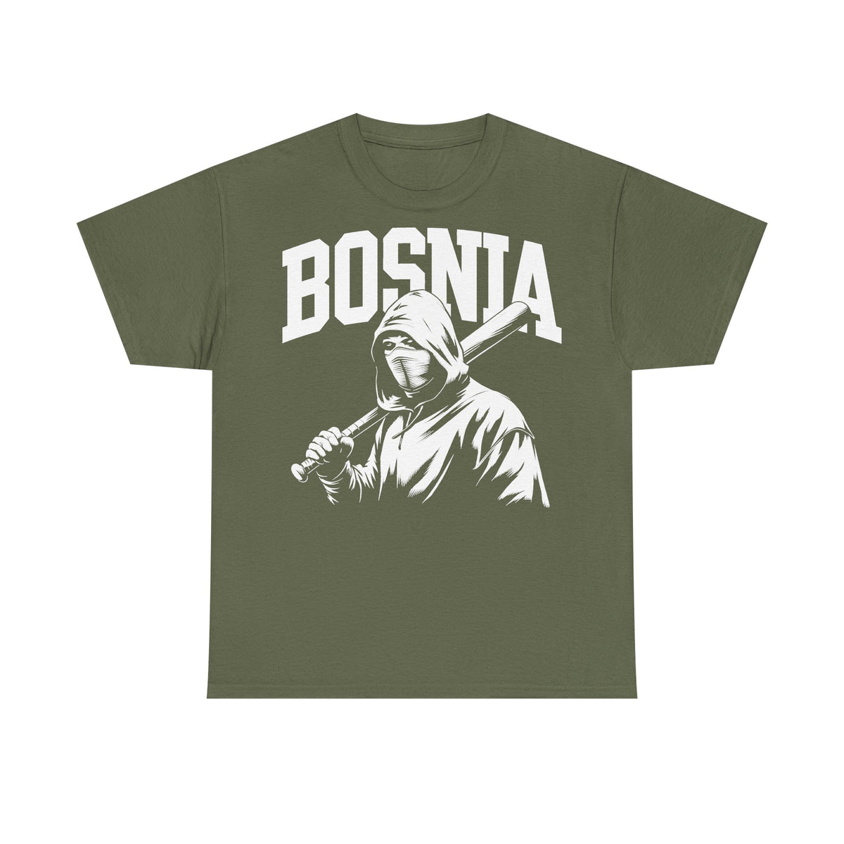 Bosnia escudo bandera orgullo patria aficionado al fútbol idea de regalo - Camiseta unisex
