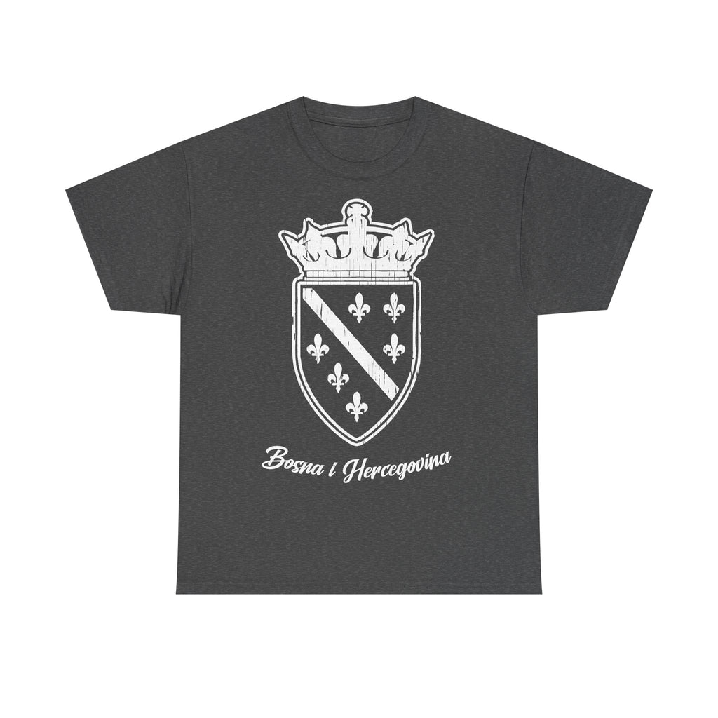 Bosnia Wappen Flagge Stolz Heimat Fußball fan Geschenkidee - Unisex T-Shirt