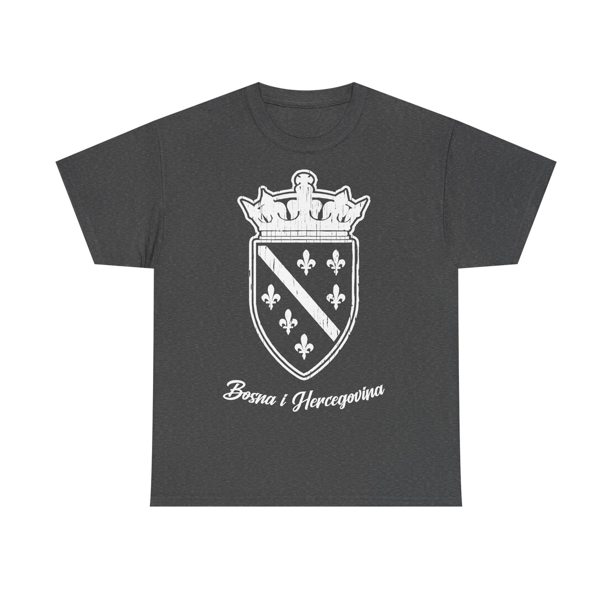 Bosnia Wappen Flagge Stolz Heimat Fußball fan Geschenkidee - Unisex T-Shirt