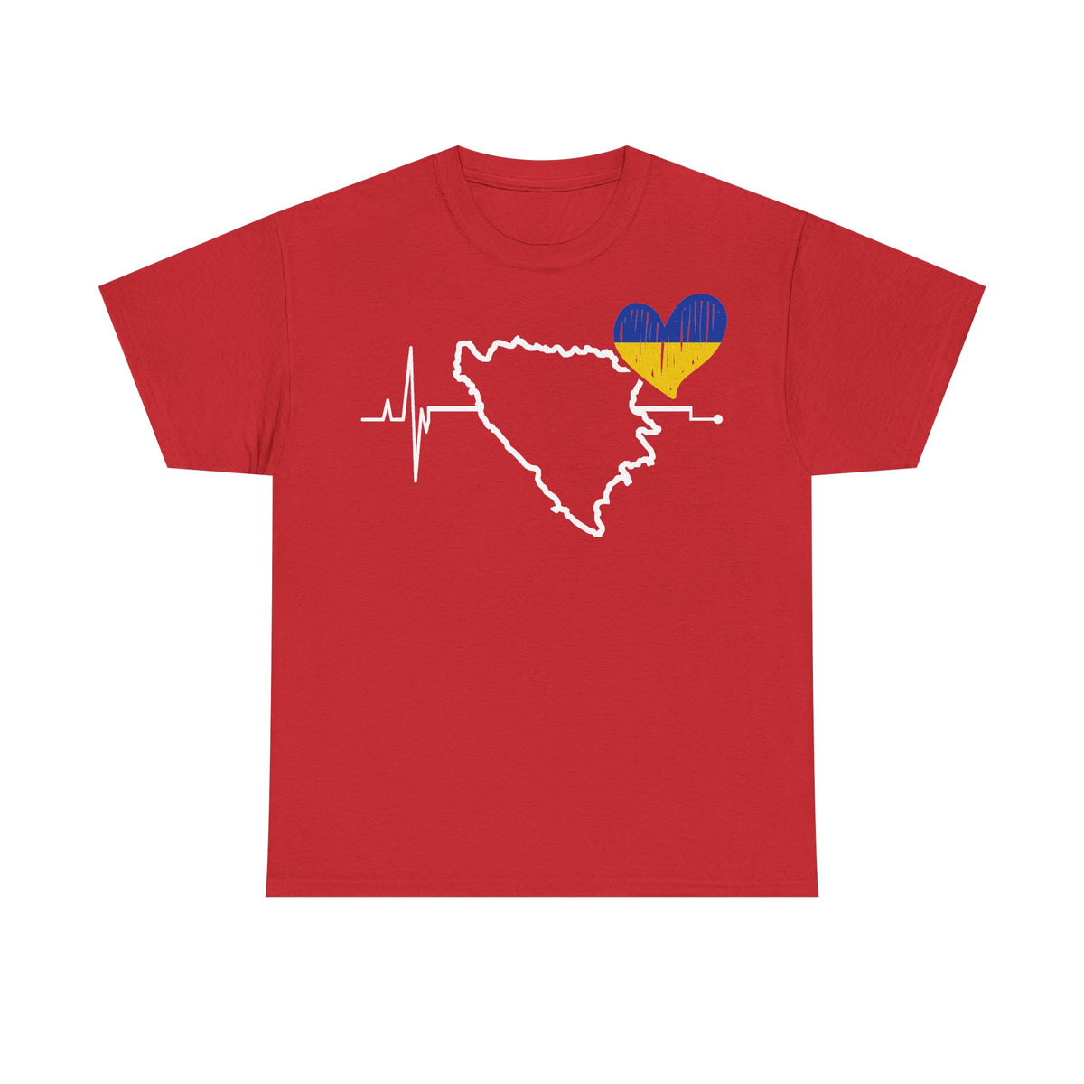 Bosnia escudo bandera orgullo patria aficionado al fútbol idea de regalo - Camiseta unisex