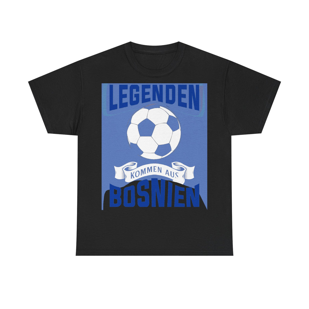 Bosnia Wappen Flagge Stolz Heimat Fußball fan Geschenkidee - Unisex T-Shirt