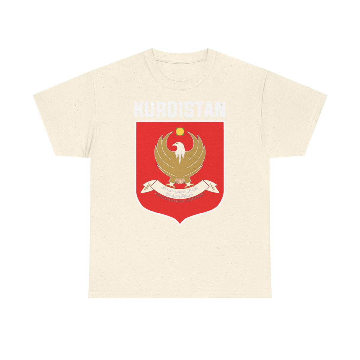 Kurdistán Azadi Escudo Bandera Patria Newroz Regalo - Camiseta unisex