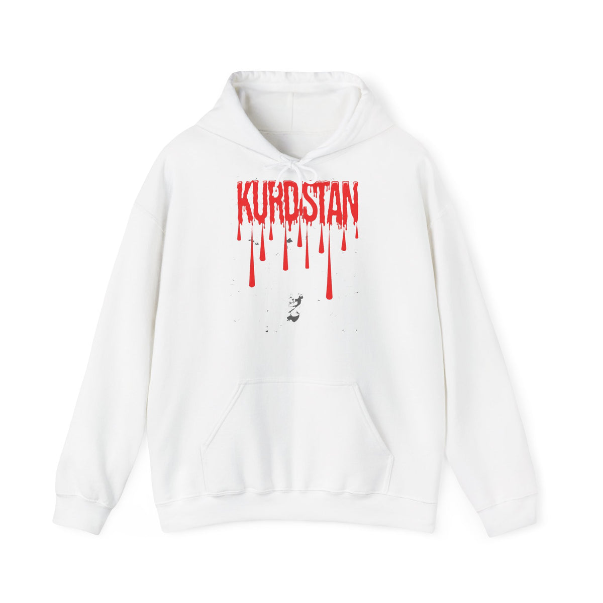 Kurdistan patria orgoglio stemma bandiera sport calcio regalo per tifosi - felpa con cappuccio unisex