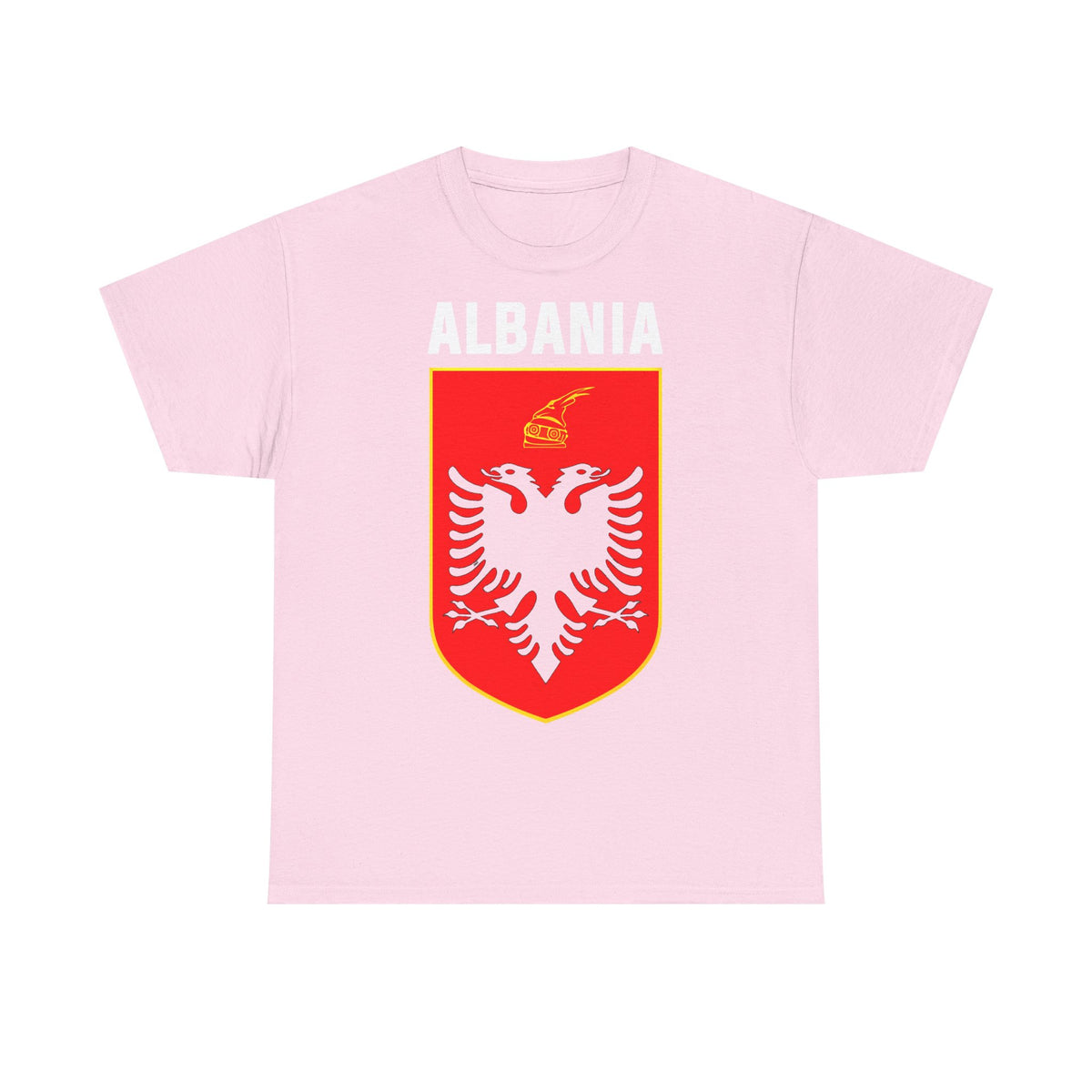 Camiseta unisex de Albania, escudo albanés, bandera, águila, fútbol, aficionado, deporte