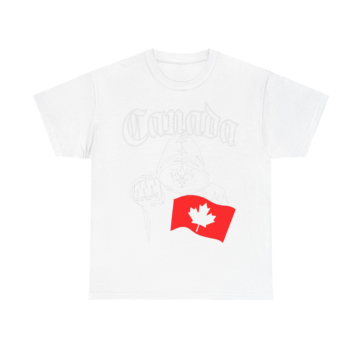 Canada Kanada Hooligan Wappen Flagge Fan Sport Fußball Geschenkidee - Unisey T-Shirt