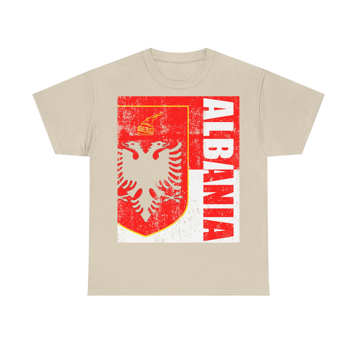 Camiseta unisex de Albania, escudo albanés, bandera, águila, fútbol, aficionado, deporte