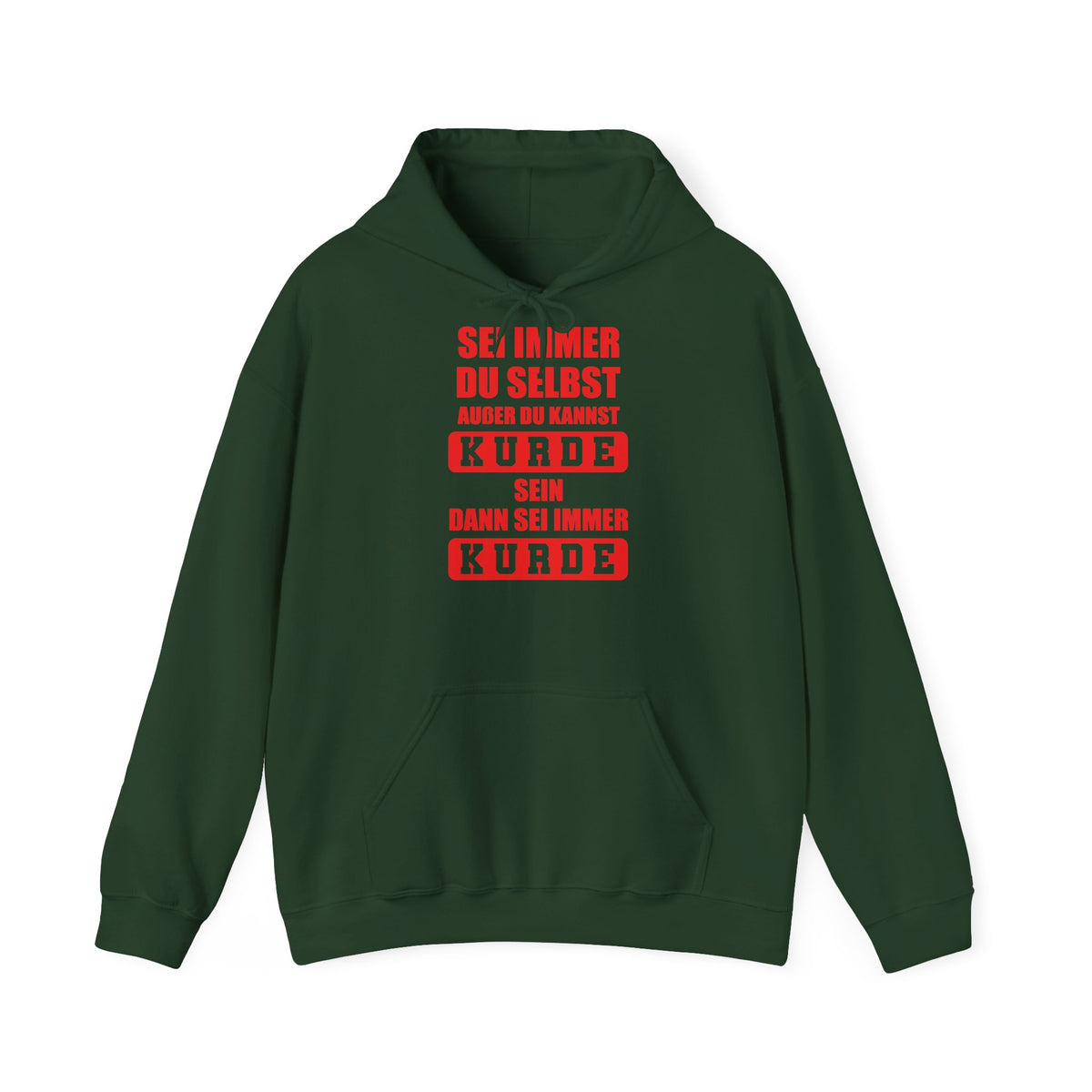 Kurdistan patria orgoglio stemma bandiera sport calcio regalo per tifosi - felpa con cappuccio unisex
