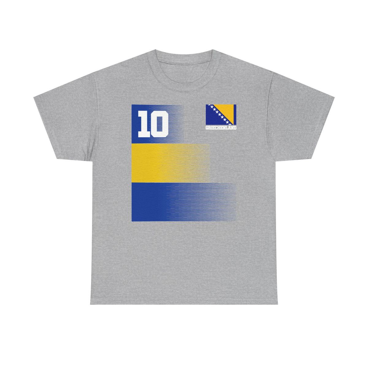 Bosnia Wappen Flagge Stolz Heimat Fußball fan Geschenkidee - Unisex T-Shirt
