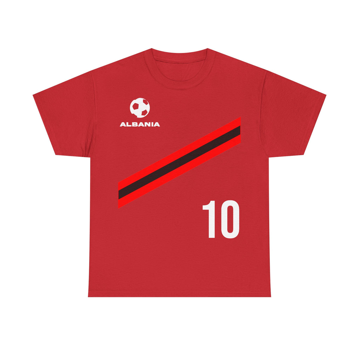 Camiseta unisex de Albania, escudo albanés, bandera, águila, fútbol, aficionado, deporte