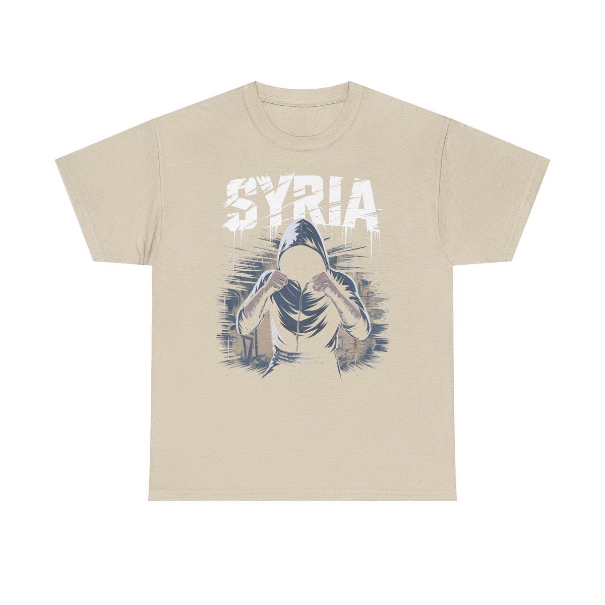 Syria Syrien Hooligan Wappen Flagge Heimat Sport Fußball Fan Geschenkidee - Unisex T-Shirt