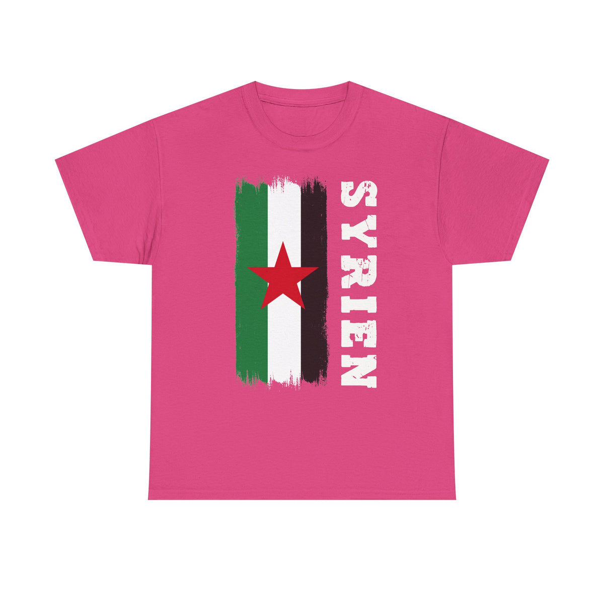Syria Syrien Wappen Flagge Heimat Sport Fan Geschenkidee - Unisex T-Shirt