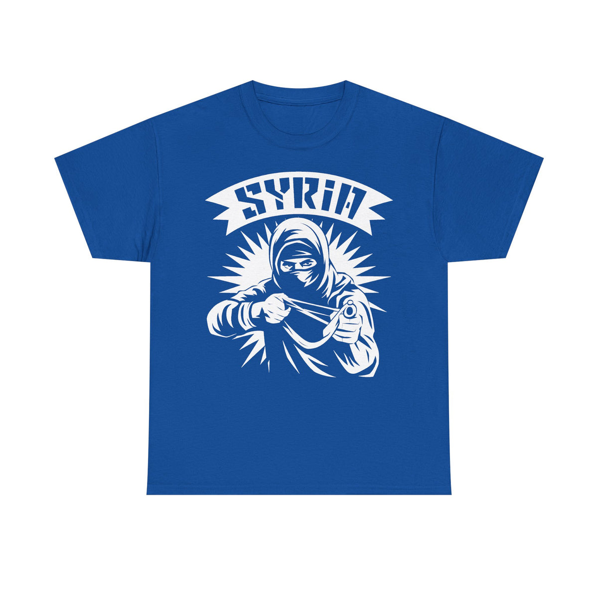 Syria Syrien Hooligan Wappen Flagge Heimat Sport Fußball Fan Geschenkidee - Unisex T-Shirt
