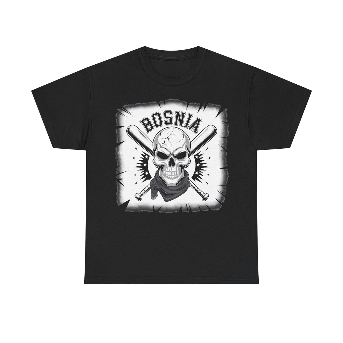 Bosnia escudo bandera orgullo patria aficionado al fútbol idea de regalo - Camiseta unisex