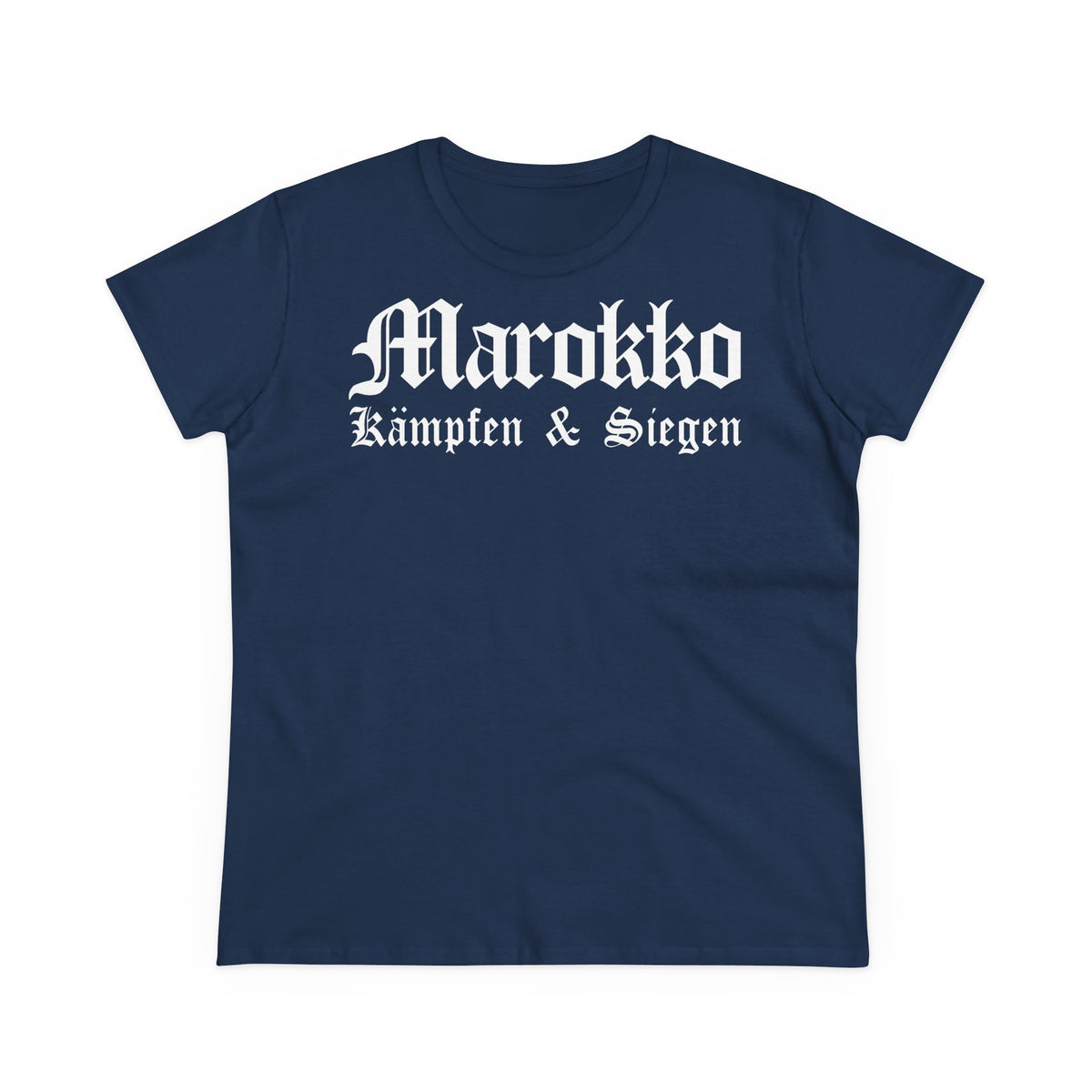 Escudo de Marruecos, bandera de Marruecos, orgullo, aficionada al fútbol y al deporte, idea de regalo - Camiseta para mujer
