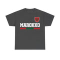 Marokko Wappen Morocco Flagge Stolz Fußball Fan Sport FGeschenkidee - Unisex T-Shirt