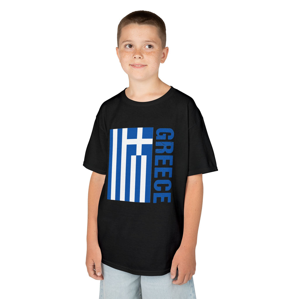 Greece Griechenland Flagge Wappen Heimat Fußball Sport Fan Geschenkidee - Für Kinder & Jugendliche Unisex T-Shirt